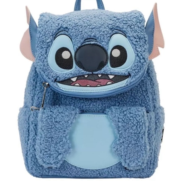 Loungefly Disney Plush Pocket Backpack NWT